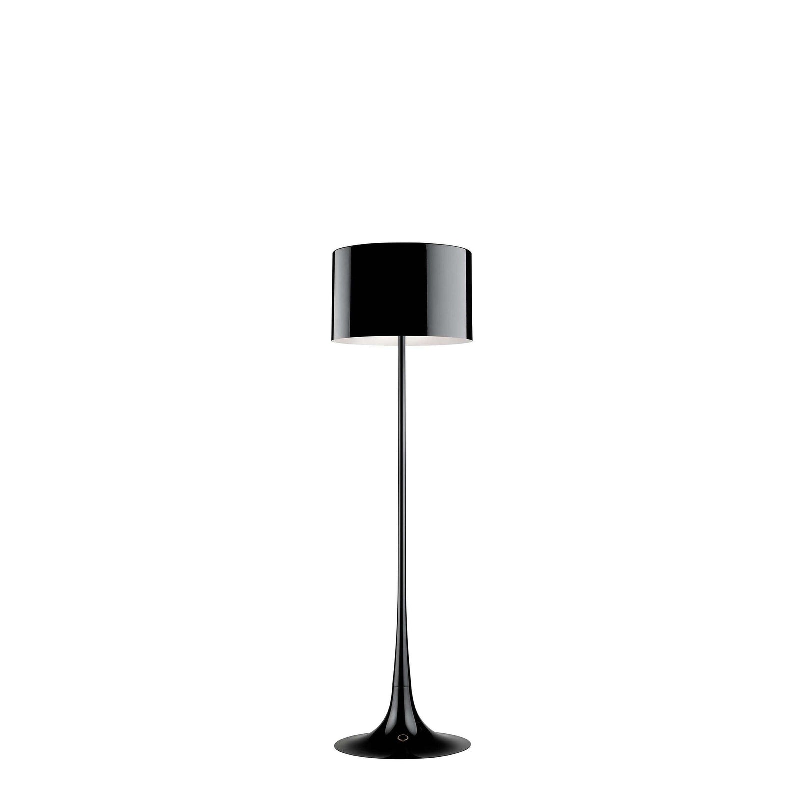 Spun Floor Lamp Floor Lamps Flos Shiny Black 