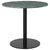 1.0 Round Dining Table Dining Tables Gubi Small Black base Green Guatemala Marble