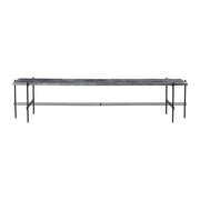 TS Console Table with 1 Rack - 180 x 40 cm Console Table GUBI Grey Emperador Marble 