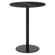 1.0 Bar Table bar height tables Gubi Large Black base Black Marquina Marble