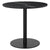 1.0 Round Dining Table Dining Tables Gubi Small Black base Black Marquina Marble