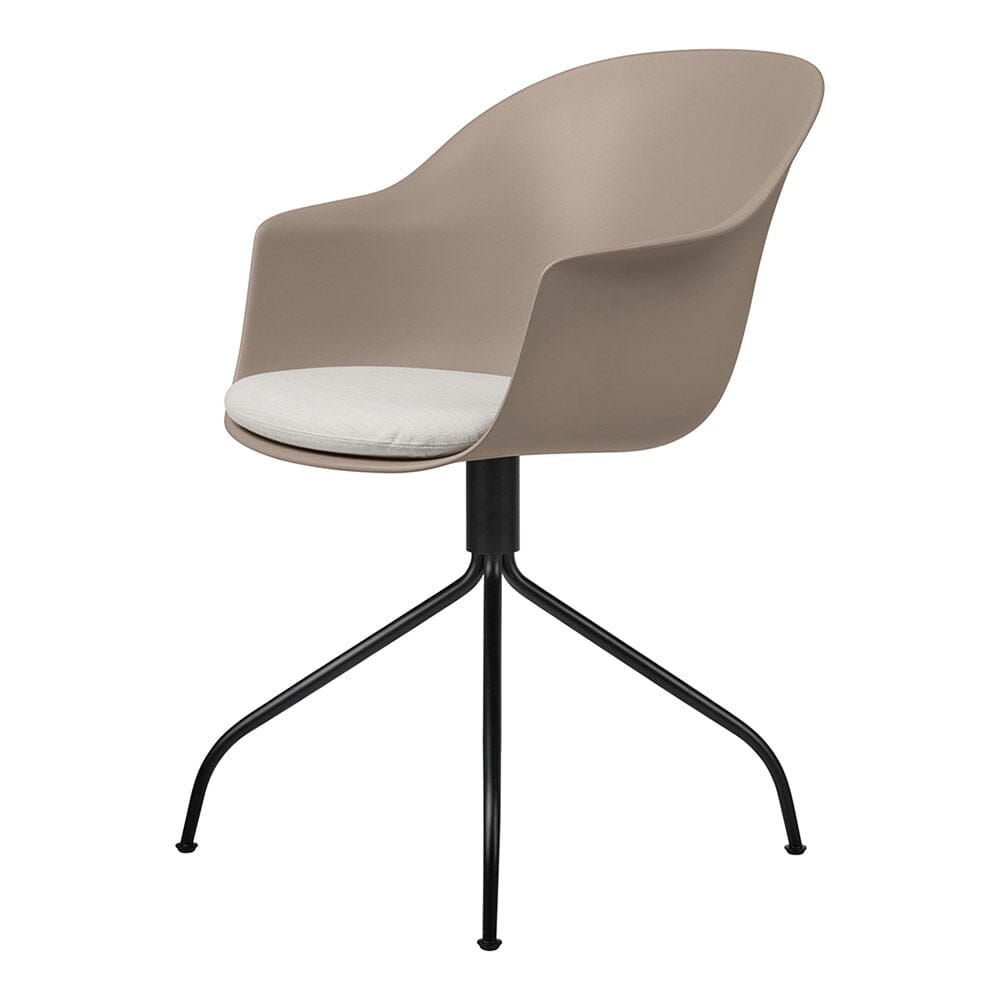 Bat Swivel Base Meeting Chair - Seat Cushion Chairs Gubi 
