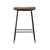 Beetle Counter Stool - Fully Upholstered Stools Gubi Conic Black Base 