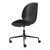 Beetle Meeting Chair 4-Star Base with Castors - Height Adjustable Chairs Gubi Black 