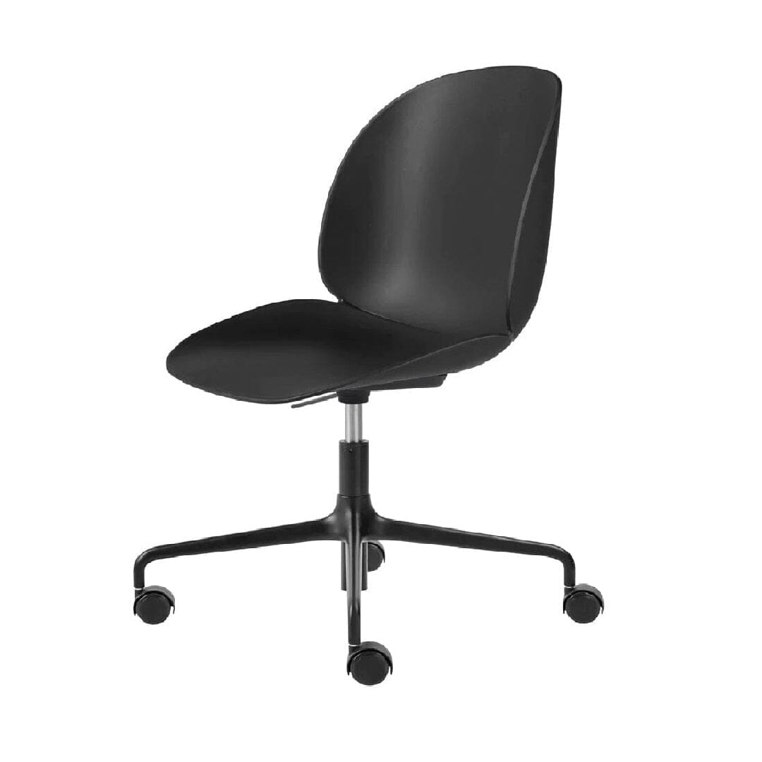 Beetle Meeting Chair 4-Star Base with Castors - Height Adjustable Chairs Gubi 