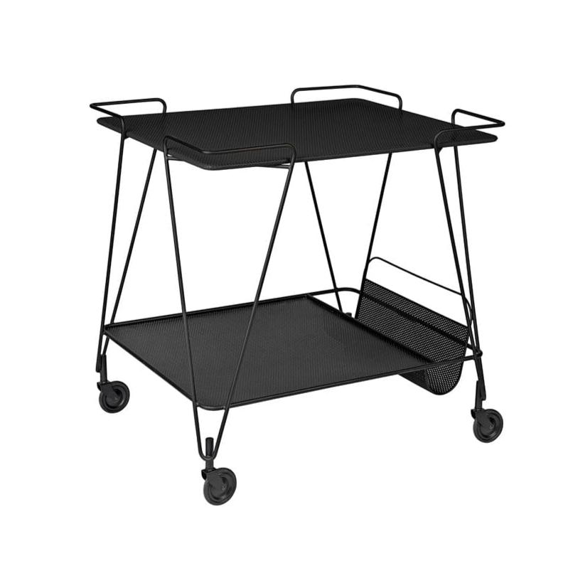 Mategot Trolley Accessories Gubi Soft Black Semi Matte 