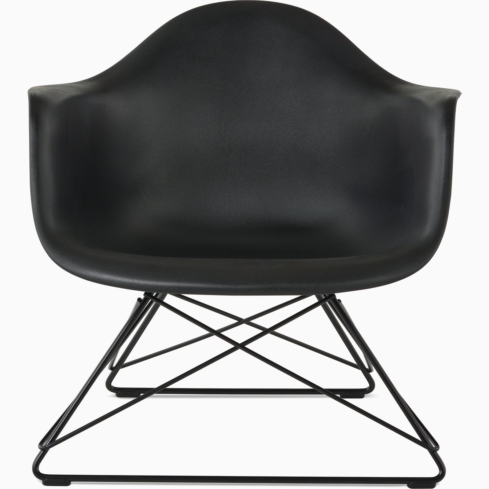 Eames Molded Plastic Low Wire Base Armchair lounge chair herman miller 