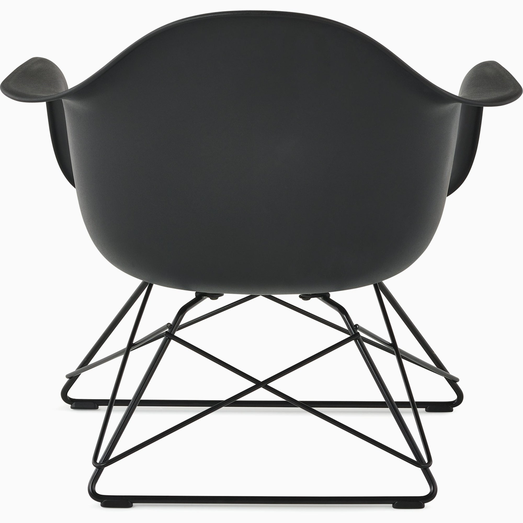 Eames Molded Plastic Low Wire Base Armchair