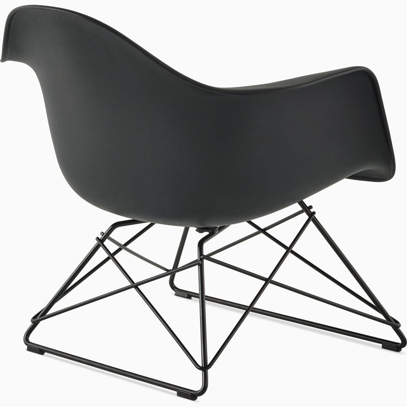 Eames Molded Plastic Low Wire Base Armchair lounge chair herman miller 