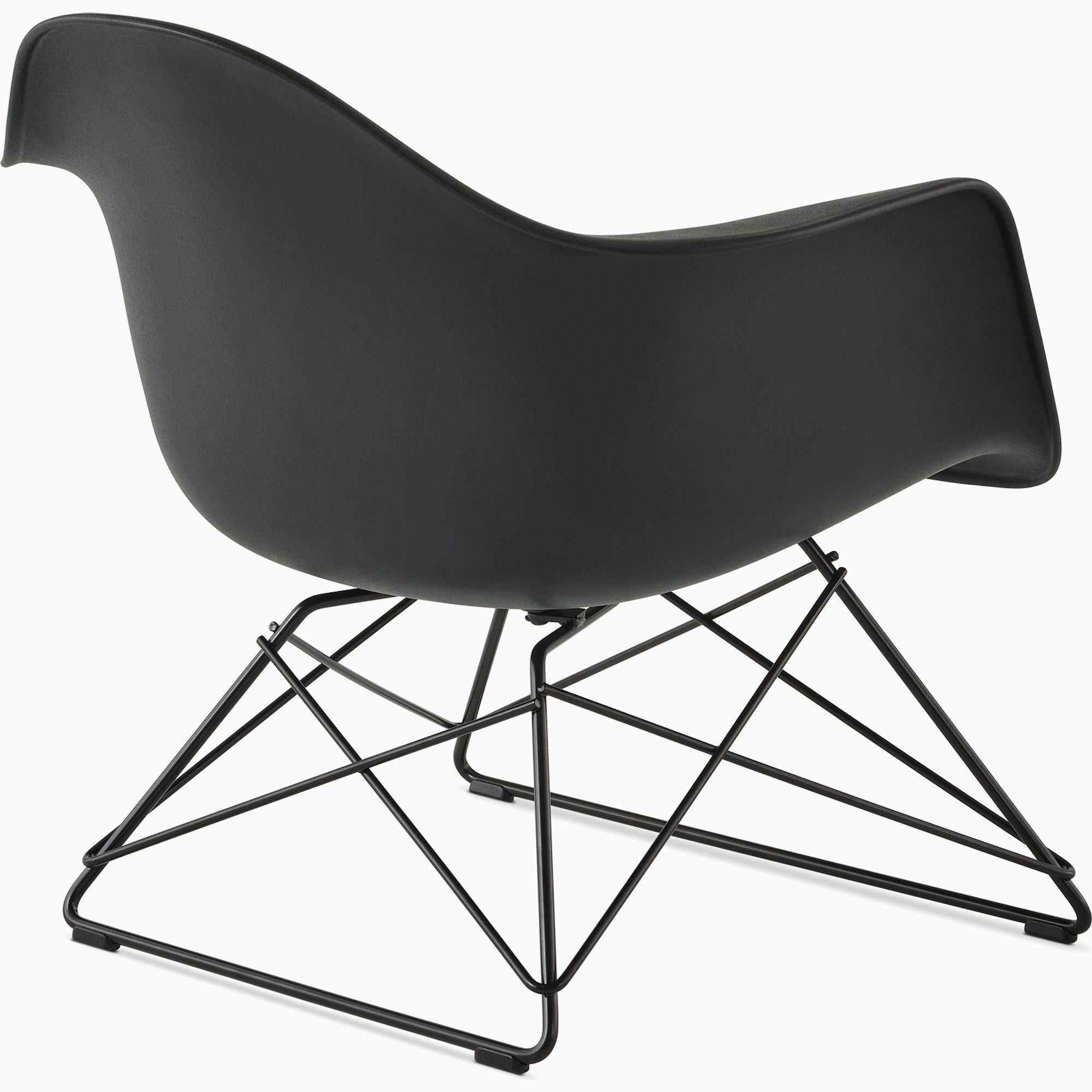 Eames Molded Plastic Low Wire Base Armchair