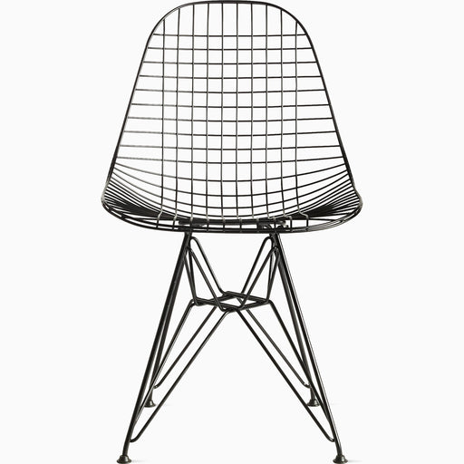 Eames Wire Chair Side/Dining herman miller Trivalent Chrome Standard Glides 