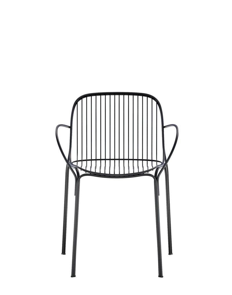 Hiray Dining Armchair Dining Chair Kartell Black No Seat Cushion 