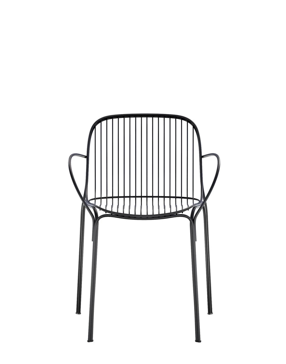 Hiray Dining Armchair Dining Chair Kartell Black No Seat Cushion 