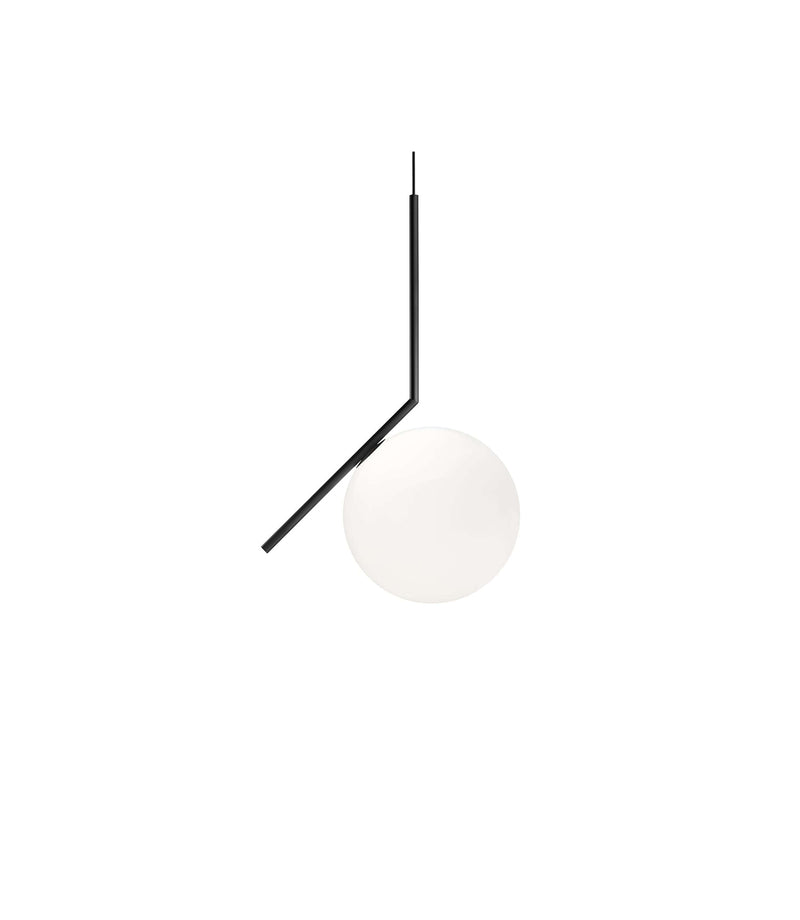 IC S Suspension Lamp suspension lamps Flos Large Black 