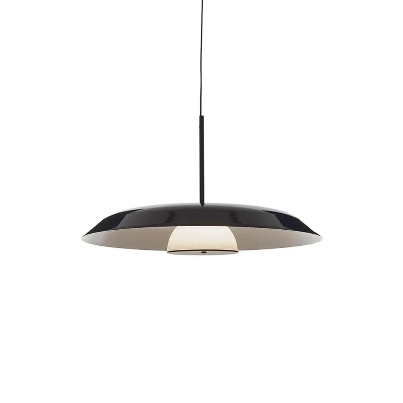 Iride Pendant Lamp Pendant Lights Oluce Large Lacquered Black 
