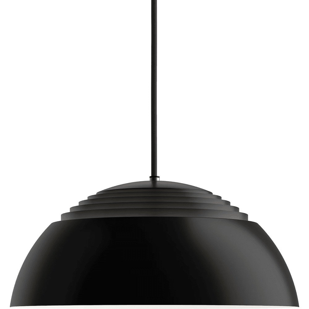 AJ Royal Pendant Light Pendant Lights Louis Poulsen Black Medium 2700K - Warm White