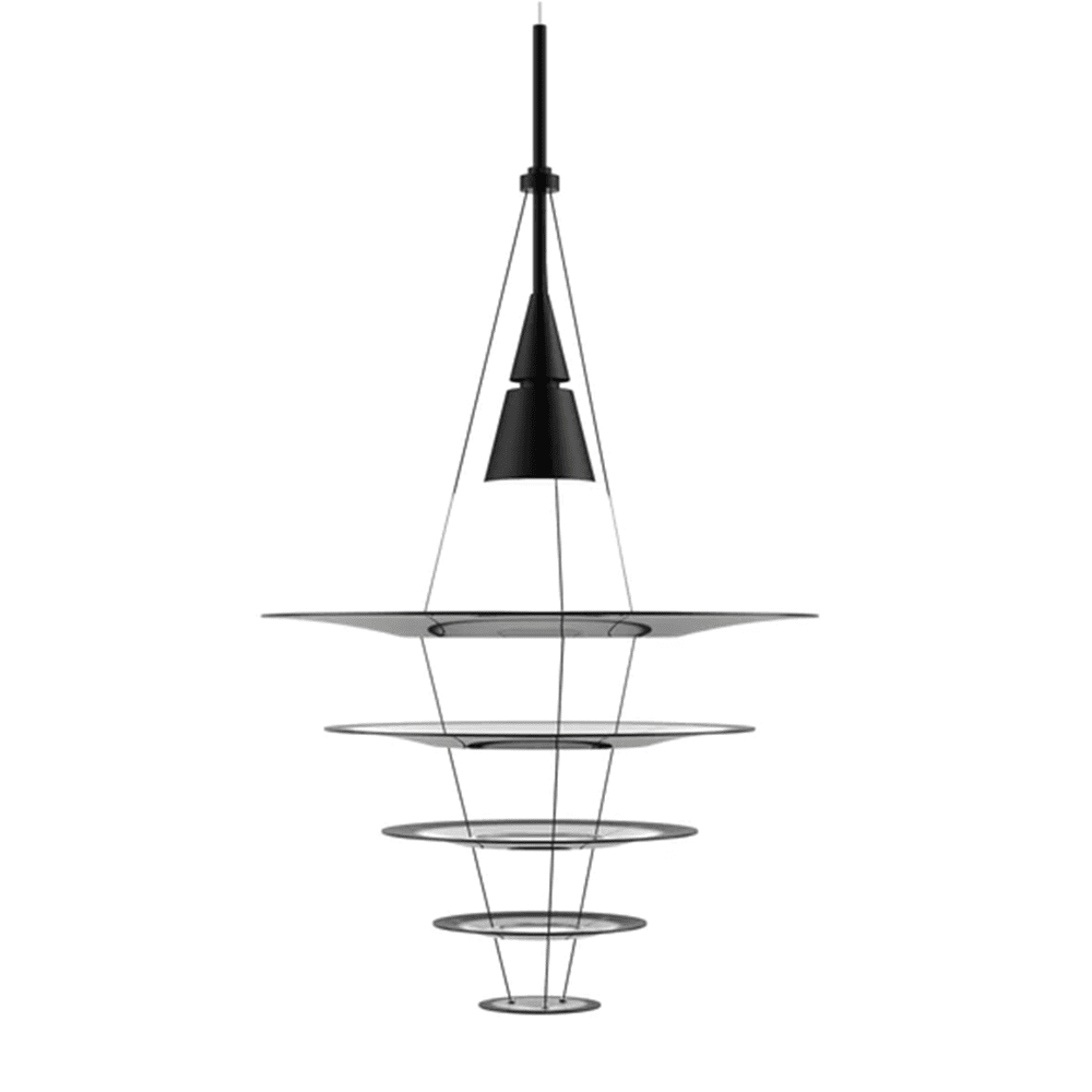 Enigma 545 Pendant wall / ceiling lamps Louis Poulsen Black 