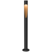 Flindt Garden Bollard Outdoor Lighting Louis Poulsen Long/Black 2700K Base-Plate