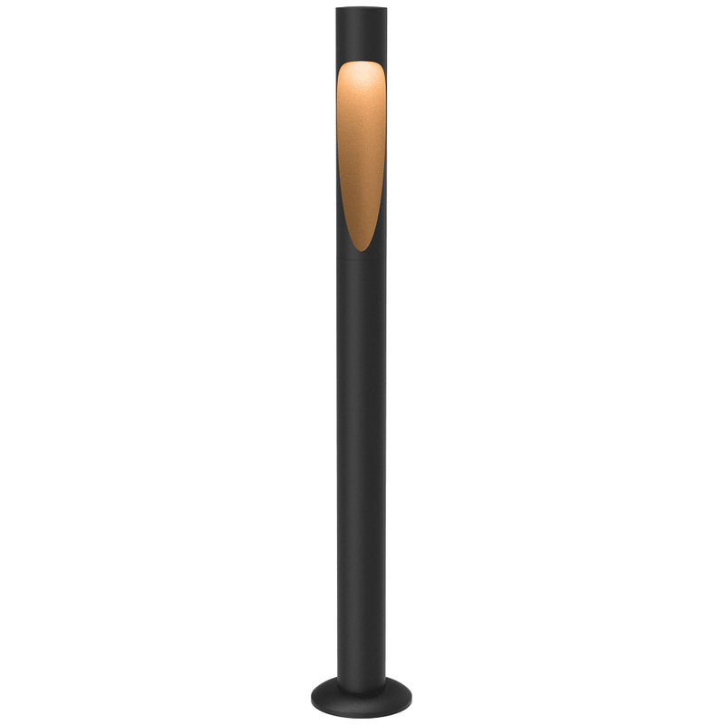 Flindt Garden Bollard Outdoor Lighting Louis Poulsen Long/Black 2700K Base-Plate