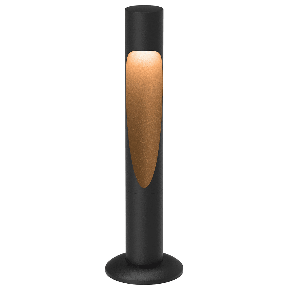 Flindt Garden Bollard Outdoor Lighting Louis Poulsen Short/Black 2700K Base-Plate