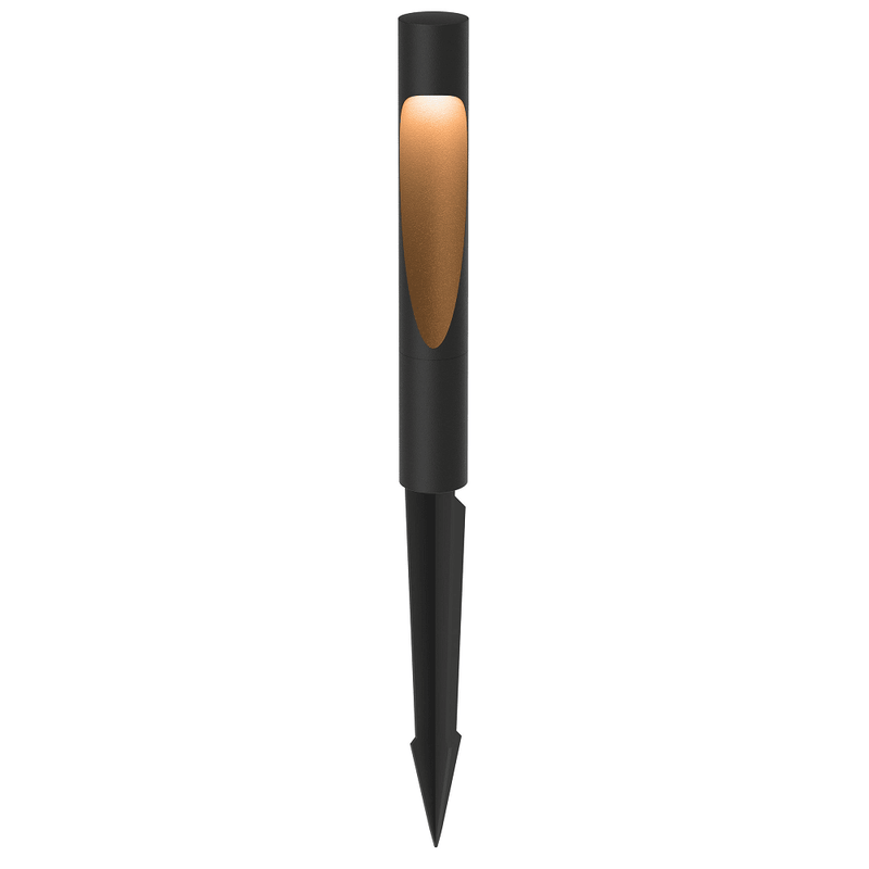 Flindt Garden Bollard Outdoor Lighting Louis Poulsen Short/Black 2700K Spike