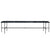 TS Console Table with 1 Rack - 180 x 40 cm Console Table GUBI Black Marquina Marble 