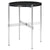 TS Side Table side table Gubi Black Marquina Marble Polished Steel 