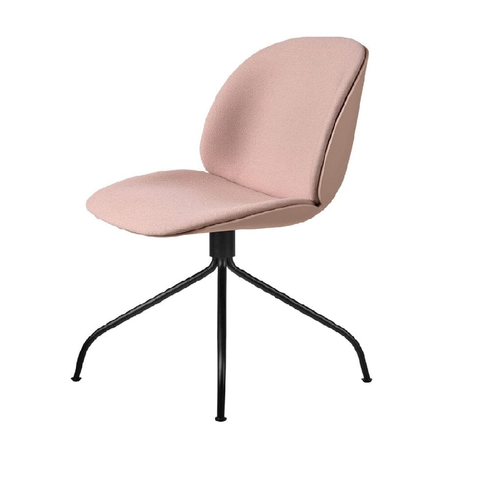 Beetle Meeting Chair with Swivel Base - Front Upholstered Chairs Gubi 