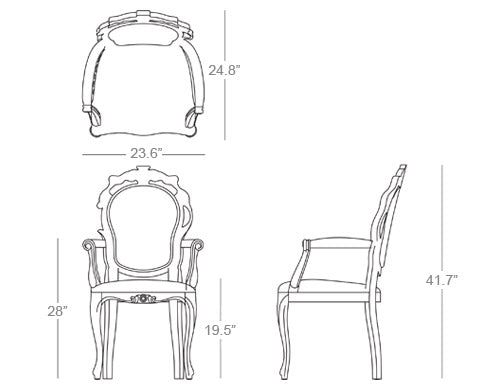 Smoke Dining Armchair