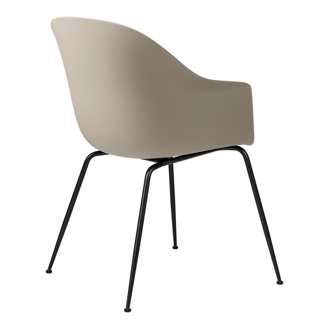 Bat Conic Base Dining Chair - Unupholstered