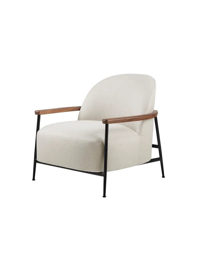 Sejour Lounge Chair Fully Upholstered With Armrest lounge chair Gubi 