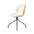 Beetle Meeting Chair with Swivel Base - Veneer Shell - Front Upholstered