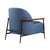 Sejour Lounge Chair Fully Upholstered With Armrest lounge chair Gubi 