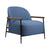 Sejour Lounge Chair Fully Upholstered With Armrest lounge chair Gubi 