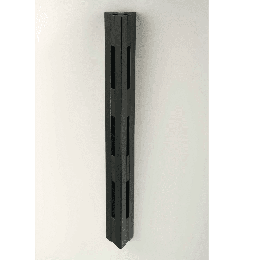 Knax Vertical 8 Hook Coat Rack Coat Hooks Loca Black Black Stained Oak 