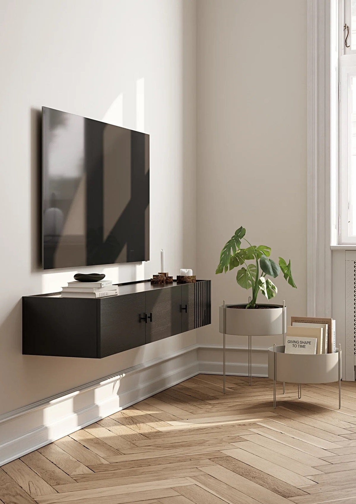 Array Wall Mounted Sideboard storage Woud 