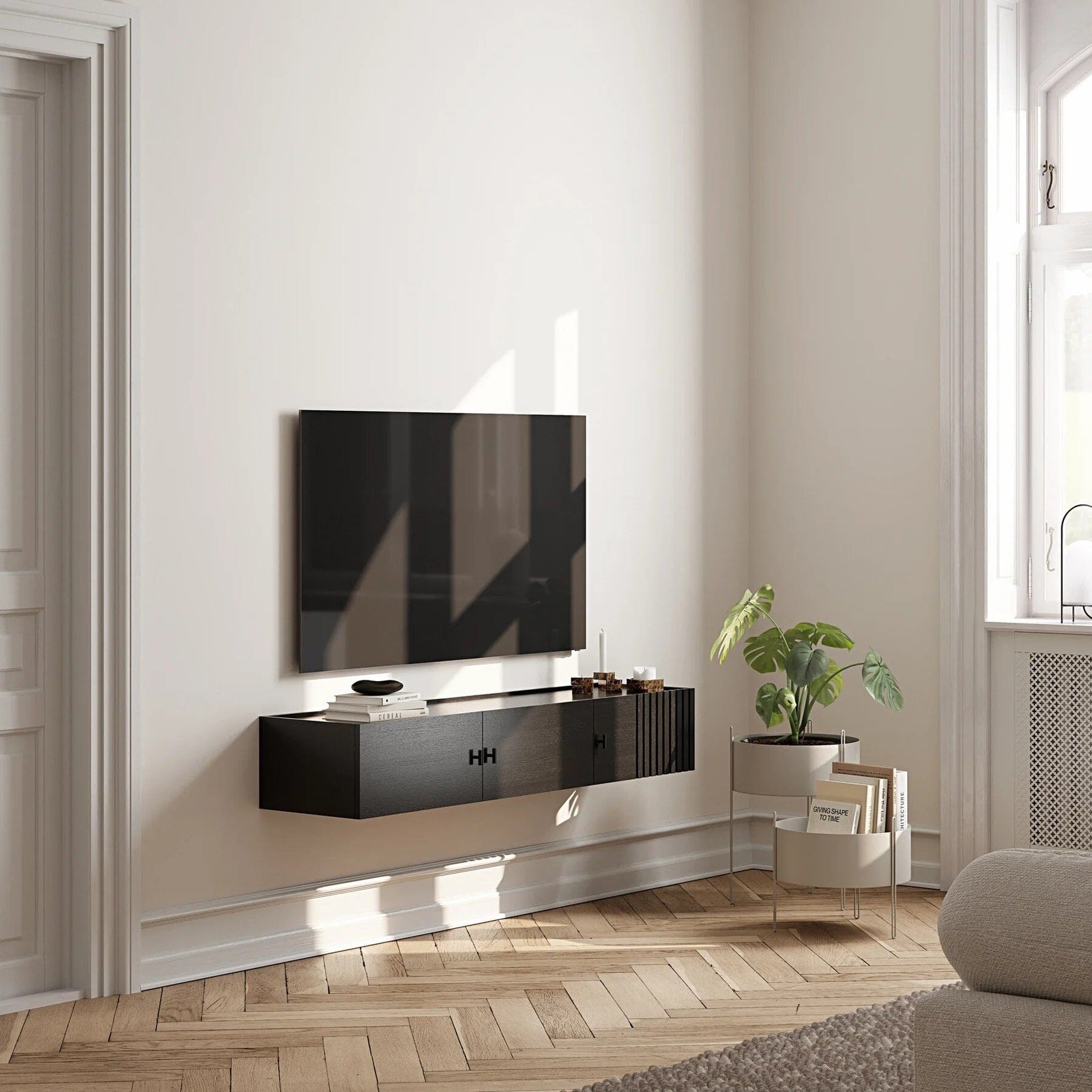 Array Wall Mounted Sideboard storage Woud 