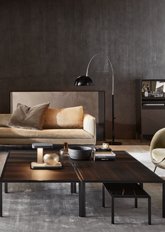 Coupe Arch Floor Lamp Floor Lamps Oluce 