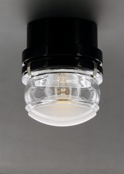 Fresnel Outdoor Lighting Outdoor Lighting Oluce Incandescent Black 