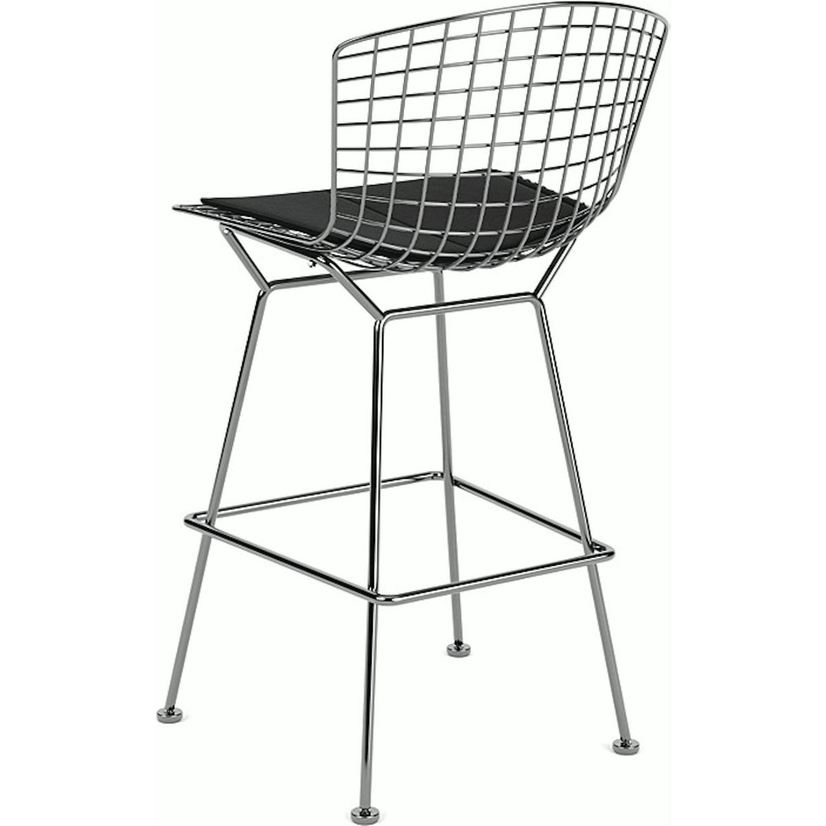 Bertoia Stool with Seat Pad bar seating Knoll 