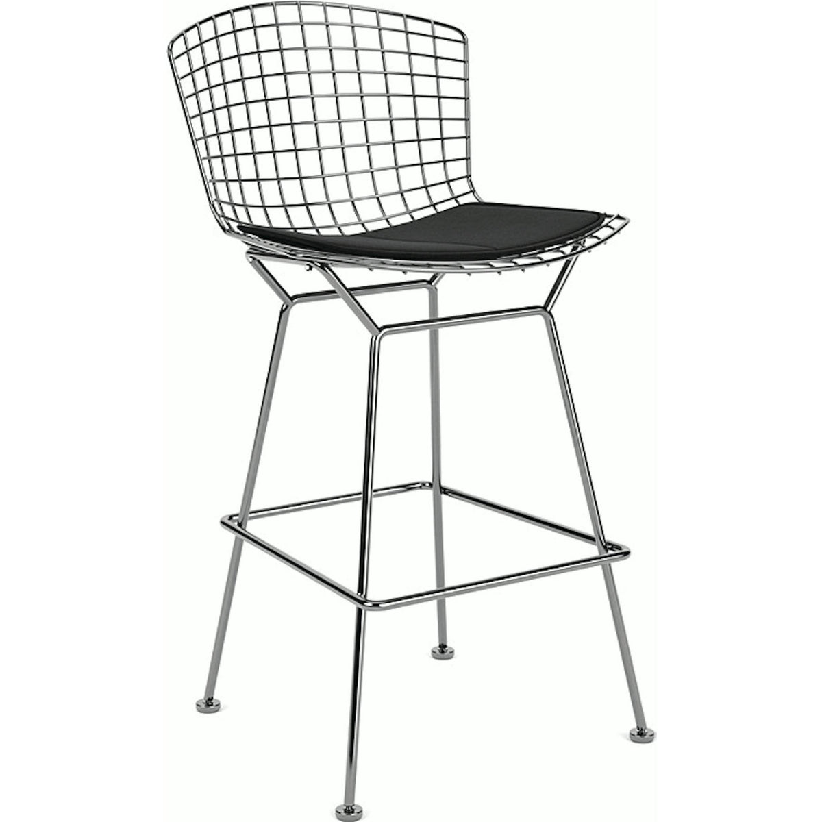 Bertoia Stool with Seat Pad bar seating Knoll 