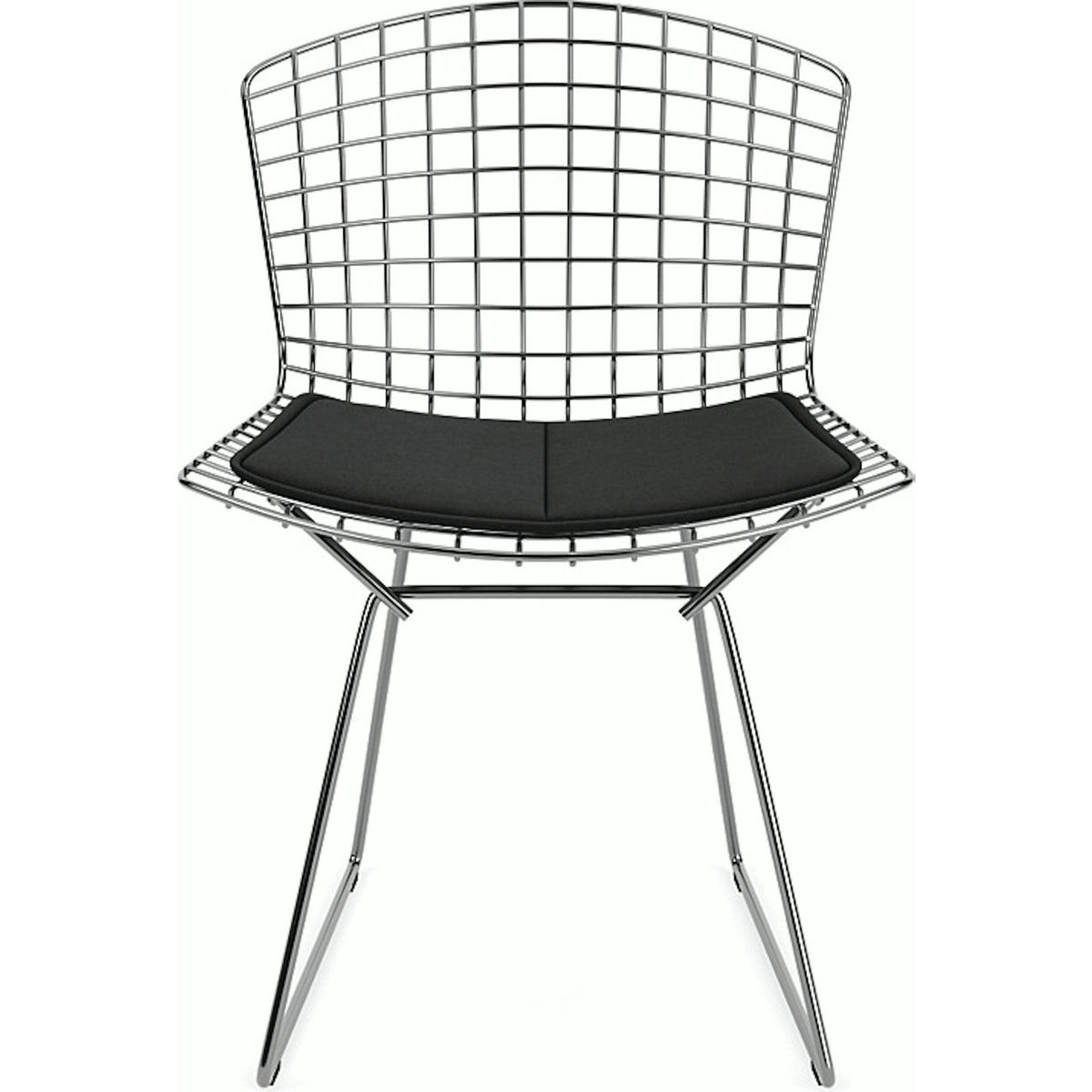 Bertoia Side Chair with Seat Pad Side/Dining Knoll 