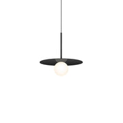 Bola Disc Pendant ceiling lights Pablo 12" Matte Black 