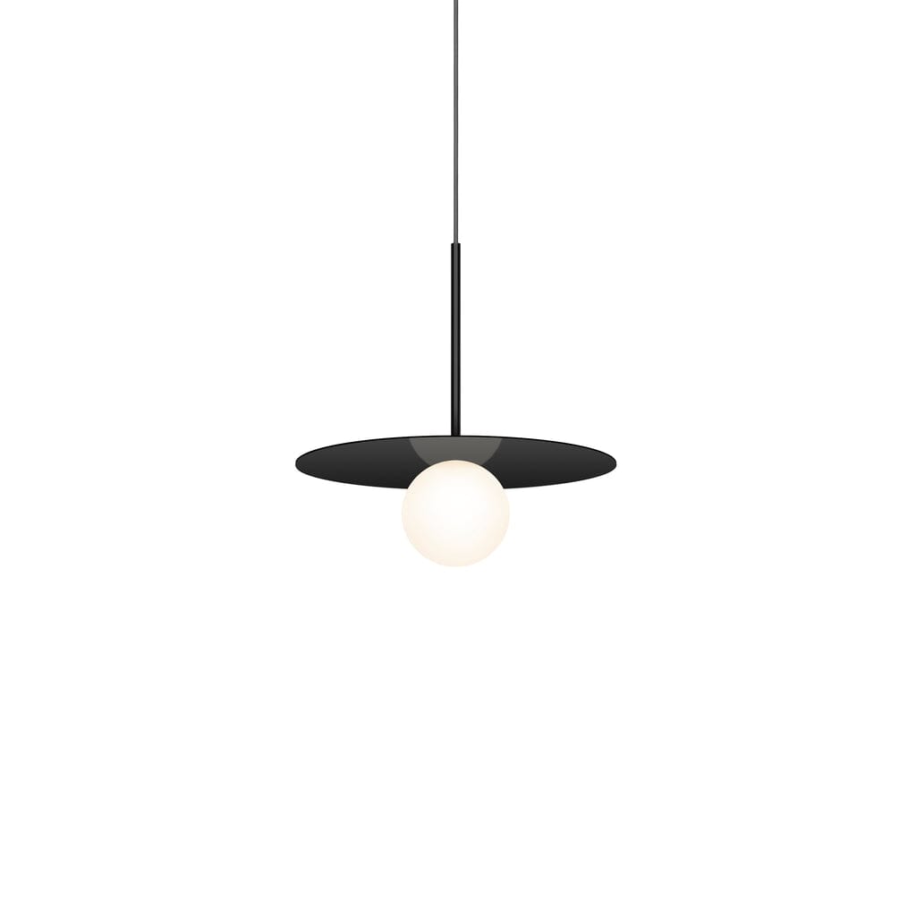 Bola Disc Pendant ceiling lights Pablo 12" Matte Black 