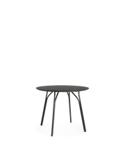 Tree Dining Table Dining Tables Woud Black Round - 35.4" 
