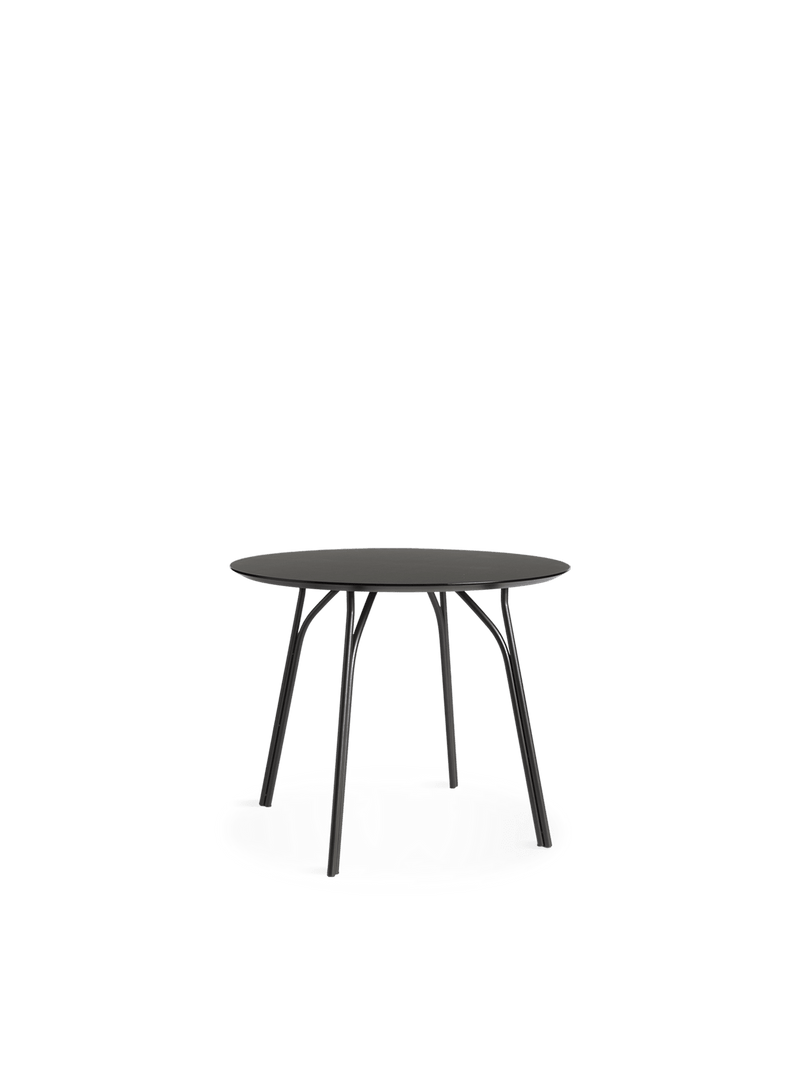 Tree Dining Table Dining Tables Woud Black Round - 35.4" 