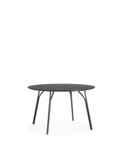 Tree Dining Table Dining Tables Woud Black Round - 47.2" 