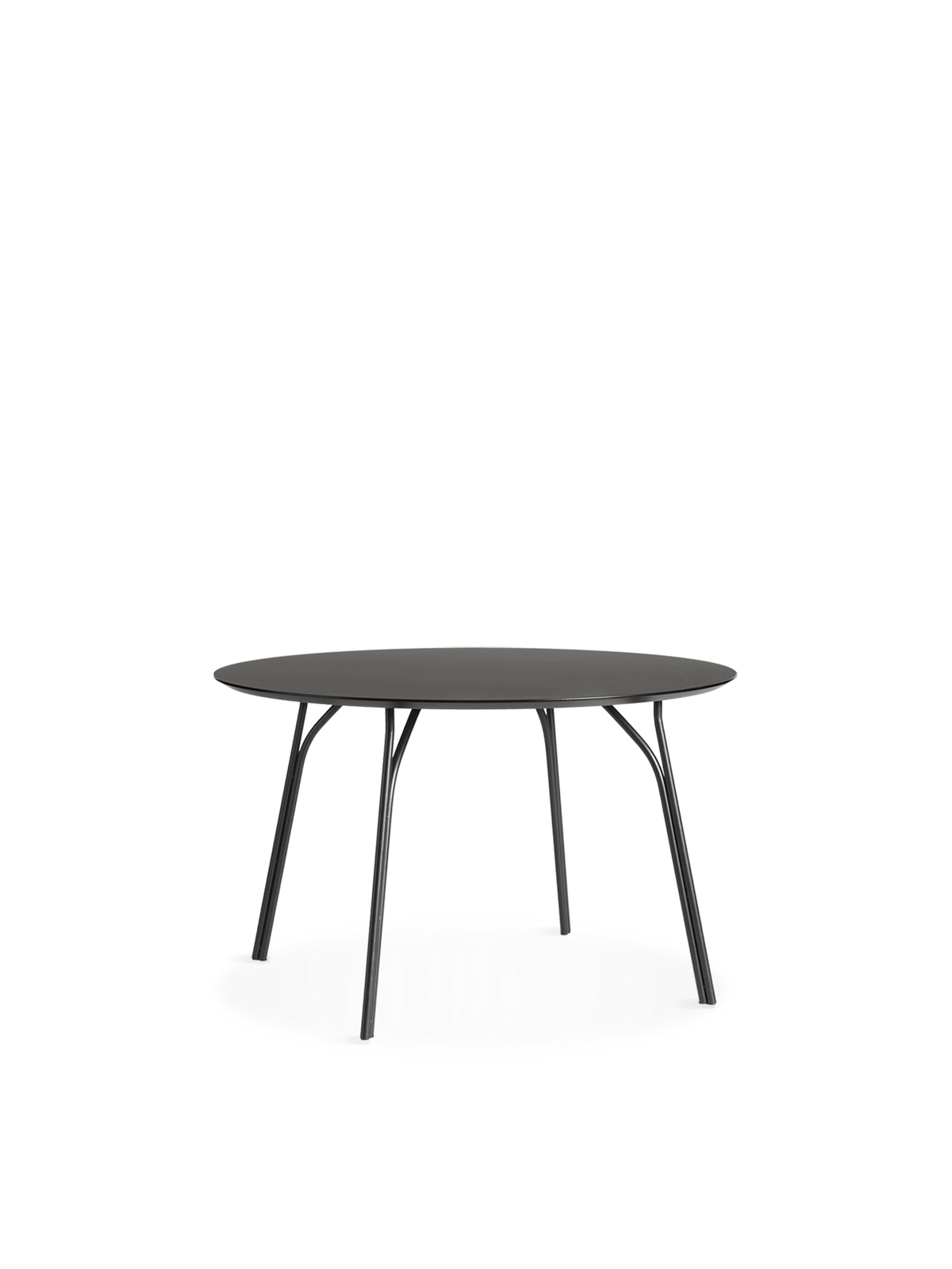 Tree Dining Table Dining Tables Woud Black Round - 47.2&quot; 