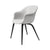 Bat Wood Base Dining Chair - Fully Upholstered Chairs Gubi 