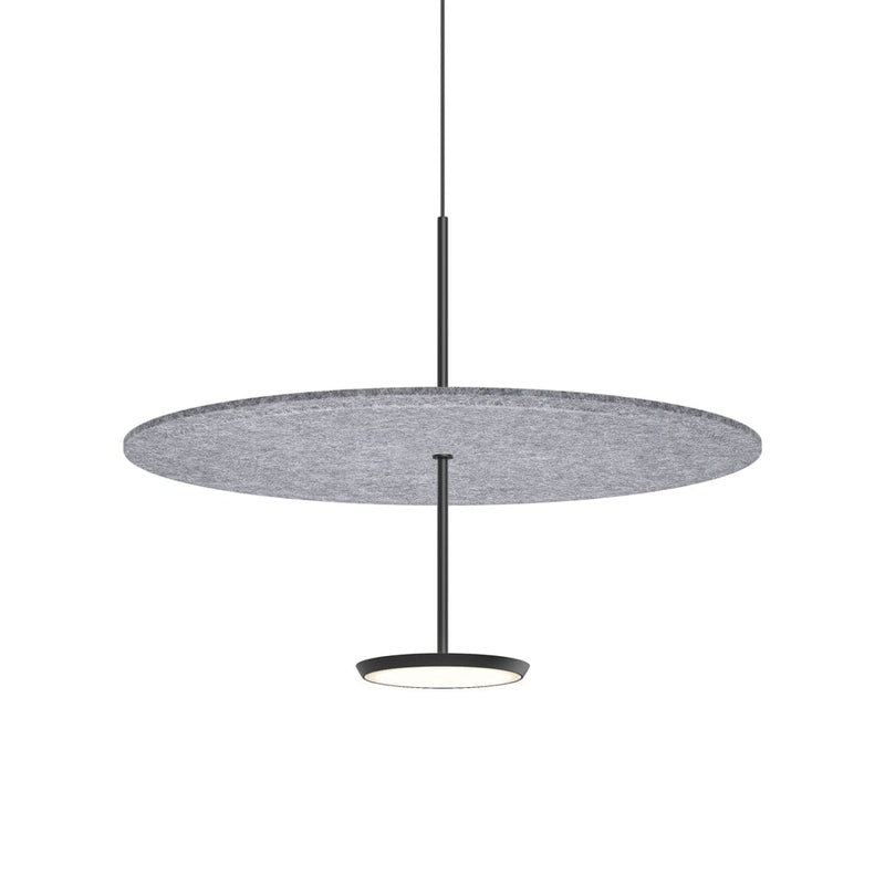 Sky Sound Pendant Light Pendant Lights Pablo 24" - Matte Black + Stone Grey 
